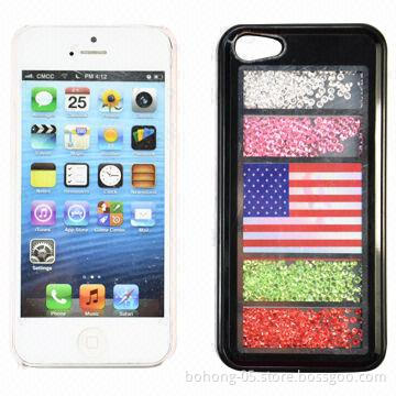 Hard Case for iPhone 5S, Swarovski, Various Colors are Available